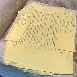 INC International Concepts-Sequined Top